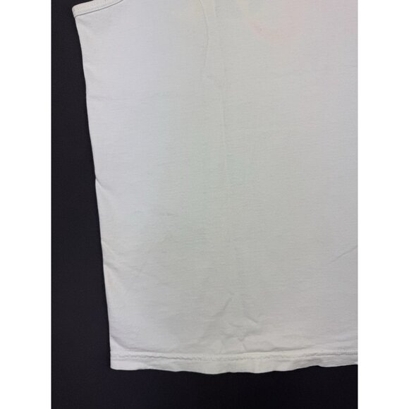 Vintage Y2K Walt Disney Mickey Mouse Epcot Center Tank Top Promo Art Logo White - Picture 12 of 15